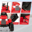 12V Battery Powered Kids Ride-On Tractor Toy with Remote Control and Detachable Storage Trailer Magic Cars 7