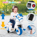 12V Battery-Powered Kids Unicorn Ride-On Horse Car Toy with Training Wheels for Ages 3 and Up Magic Cars 9