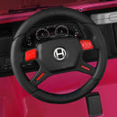 12V Pink and Black Kids Ride-On Truck with MP3, LED Lights, Remote Control, and Battery Cover Magic Cars 11
