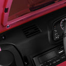 12V Pink and Black Kids Ride-On Truck with MP3, LED Lights, Remote Control, and Battery Cover Magic Cars 12