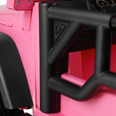 12V Pink and Black Kids Ride-On Truck with MP3, LED Lights, Remote Control, and Battery Cover Magic Cars 14