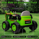 12V Battery Powered Kids Electric Ride-On Excavator Digger Toy for Outdoor Play Magic Cars 6