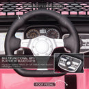 12V Battery-Powered Pink Kids Ride-On Off-Road Truck with Parent Remote Control Magic Cars 6
