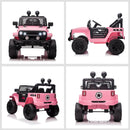 12V Battery-Powered Pink Kids Ride-On Off-Road Truck with Parent Remote Control Magic Cars 7