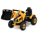 Kids Yellow 12V Ride-On Excavator Truck with Front Loader Digger Magic Cars 4