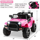 12V Battery Powered Kids Ride-On Truck with Remote Control and Headlights Magic Cars 2
