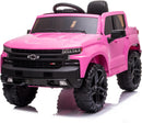 12V Battery Powered Licensed Chevrolet Silverado Trail Boss LT Kids Ride-On Truck Magic Cars 0