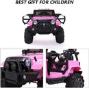 12V Battery-Powered Pink Electric Toy Car for Kids with Remote Control Magic Cars 3