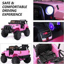 12V Battery-Powered Pink Electric Toy Car for Kids with Remote Control Magic Cars 4