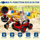 12V Battery-Powered 4WD Electric Ride-On Excavator Truck for Kids Magic Cars 4