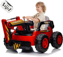 12V Battery-Powered 4WD Electric Ride-On Excavator Truck for Kids Magic Cars Variant 0