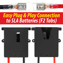 12V Battery Wire Harness Connector Featuring Dual Fuse Safety Protection Magic Cars 2