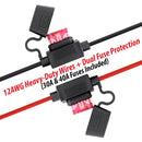 12V Battery Wire Harness Connector Featuring Dual Fuse Safety Protection Magic Cars 3