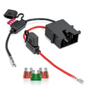12V Battery Wire Harness Connector Featuring Dual Fuse Safety Protection Magic Cars Variant 0