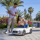 12V Bentley-Style Electric Ride-On Toy Car with Remote Control and LED Lights for Kids Magic Cars 15