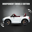 12V Bentley-Style Electric Ride-On Toy Car with Remote Control and LED Lights for Kids Magic Cars 2
