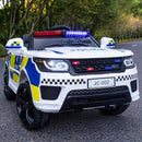 12V Large Electric Police Car with Remote Control and Four-Wheel Double Drive Magic Cars 5
