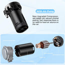 12V Black Waterproof Truck Horn with 150dB Compressor and Integrated Dual Tubes Magic Cars 3