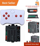 12V Bluetooth Remote Control Kit for Kids Ride-On Cars Compatible with RX Series Magic Cars 0