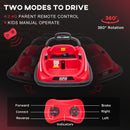 12V Red Kids Ride-On Bumper Car Toy with Parent Remote Control Magic Cars 5