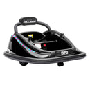 12V Black Electric Ride-On Bumper Car for Kids with Remote Control and 360° Rotation Magic Cars 2