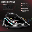 12V Black Electric Ride-On Bumper Car for Kids with Remote Control and 360° Rotation Magic Cars 6
