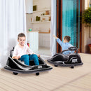 12V Black Electric Ride-On Bumper Car for Kids with Remote Control and 360° Rotation Magic Cars 8