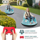 12V Kids Bumper Car with Remote Control, LED Lights, and 360-Degree Spin Magic Cars 5