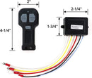 12V Wireless Electric Car Winch with Remote Control 2-Pack Universal Mini 5-Wire Connector Magic Cars 6