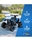 12V Blue Electric ATV Quad Cars for Kids Ages 3 to 6 Magic Cars 1