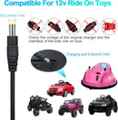 12V Charger Power Supply for Kids Ride-On Car Class 2 Toy Bumper Car Magic Cars 3