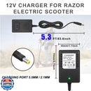 12V Battery Charger for Kidzone Bumper Car and Ride-On Toys Magic Cars 3