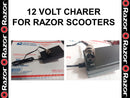 12V Charger with Red and Green Indicator Lights for Ride-On Scooters Magic Cars 0