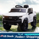12V Remote-Controlled Battery-Powered Chevrolet Silverado Ride-On Truck for Kids Magic Cars Variant 0