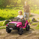 12V Pink Electric Kids Ride-On Toy Bike with Parental Remote Control Magic Cars 1