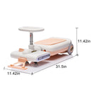12V Kids Cleaning Go-Kart with 35W Front Motor and Built-in Mop for Easy Cleaning Magic Cars 15