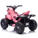 12V Bluetooth Dinosaur Ride-On ATV for Kids in Rose Pink with Music and 2WD Magic Cars 21