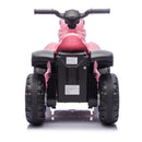 12V Bluetooth Dinosaur Ride-On ATV for Kids in Rose Pink with Music and 2WD Magic Cars 9
