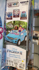 12V Disney Frozen Mercedes GLS 320 Powered Ride-On Car for Girls Ages 3 to 5 Magic Cars 0