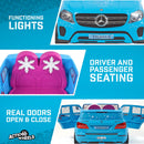 12V Disney Frozen Mercedes GLS 320 Electric Ride-On Car for Girls Ages 3+ with 5 MPH Speed Magic Cars 2