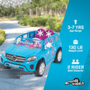 12V Disney Frozen Mercedes GLS 320 Electric Ride-On Car for Girls Ages 3+ with 5 MPH Speed Magic Cars 4