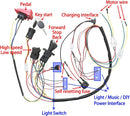 12V DIY Wire Harness Conversion Kit for Kids Ride-On Electric Car Motors Magic Cars 1