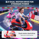 12V Dual Motor Electric Wiggle Ride-On Vehicle for Children Aged 3-8 with 9 Headlight Features Magic Cars 4