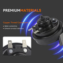 12V Dual-Tone Electric Snail Horn Super Loud Universal Vehicle Replacement Magic Cars 4
