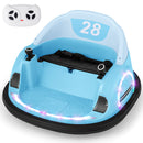 12V Electric 360° Spin Ride-On Bumper Car Toy with Remote Control for Toddlers Magic Cars 0