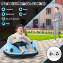 12V Electric 360° Spin Ride-On Bumper Car Toy with Remote Control for Toddlers Magic Cars 5