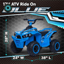 12V Electric Ride-On ATV for Boys and Girls Indoor Outdoor Four Wheeler Toy Magic Cars 1