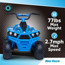 12V Electric Ride-On ATV for Boys and Girls Indoor Outdoor Four Wheeler Toy Magic Cars 3