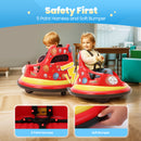 12V Electric Bumper Car for Kids Ages 1.5-6 with Remote Control and DIY Stickers Magic Cars 3