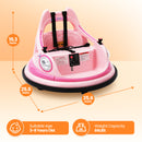 12V Electric Bumper Car with Remote Control and DIY Stickers for Kids Ages 1.5-6 Years Magic Cars 7